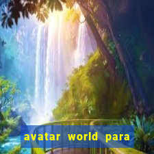 avatar world para imprimir e colorir